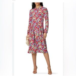 Deborah Lyons floral Dionne‎ dress sz 4